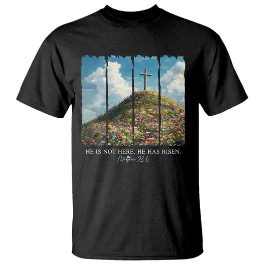 christian-easter-t-shirt-he-is-not-here-he-has-risen