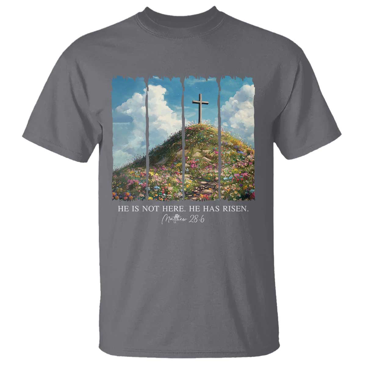 christian-easter-t-shirt-he-is-not-here-he-has-risen