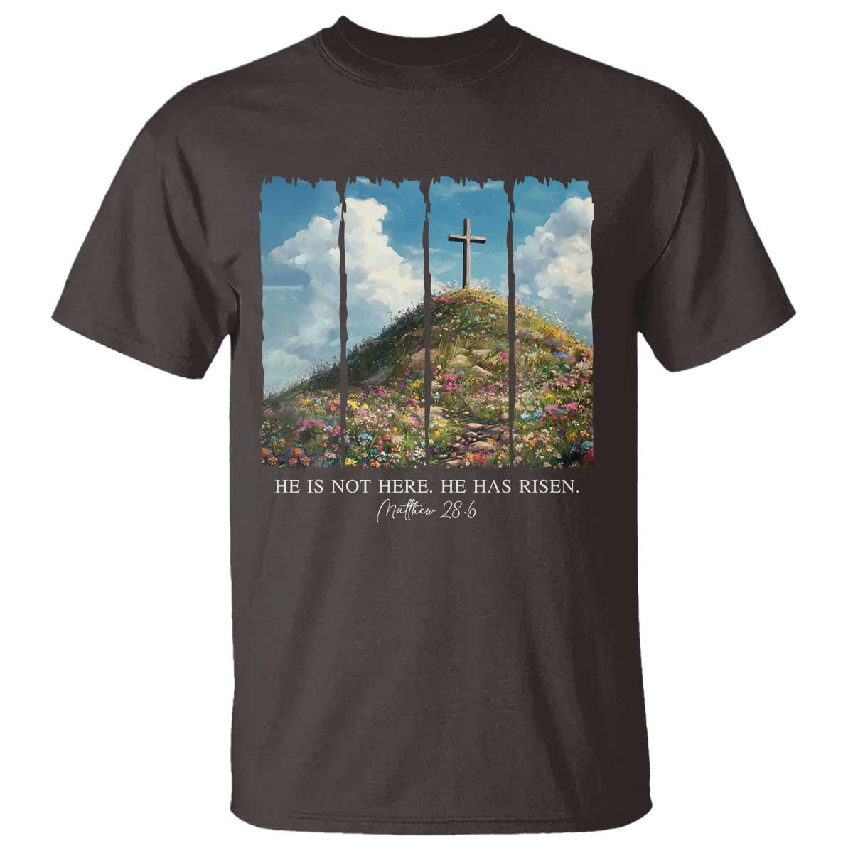 christian-easter-t-shirt-he-is-not-here-he-has-risen