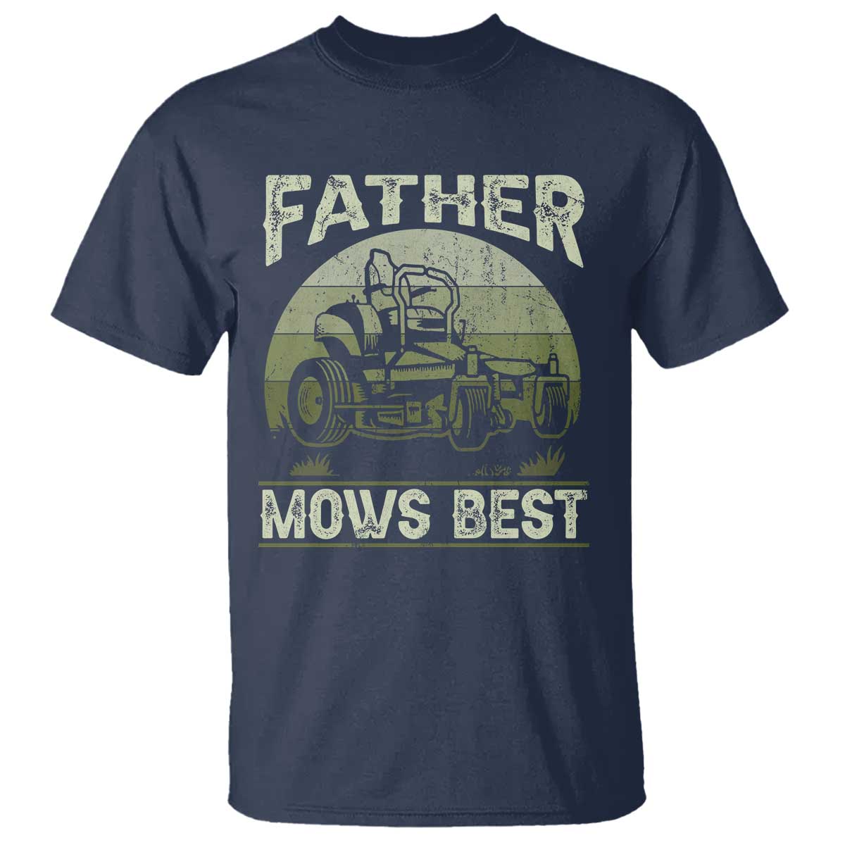 father-mows-best-t-shirt-lawn-mower-mowing-dad-retro-fathers-day-gift