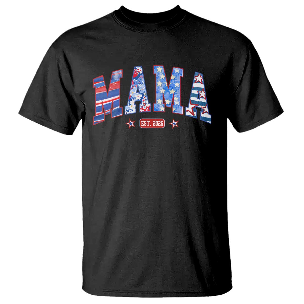 american-mama-est-2025-t-shirt-4th-of-july-pregnancy-reveal
