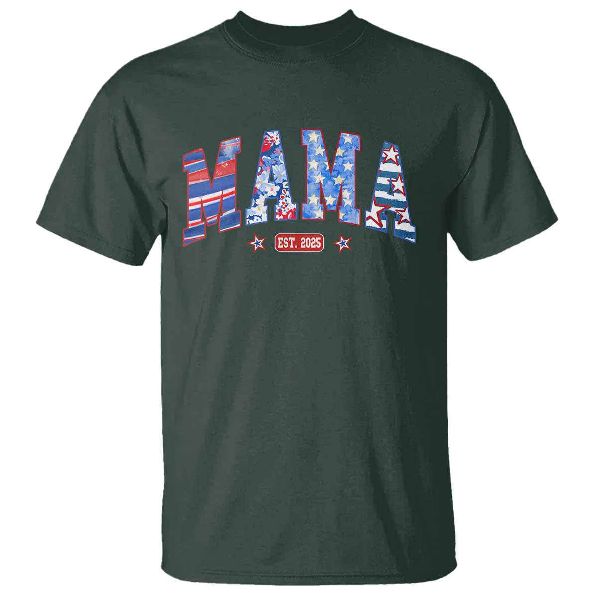 american-mama-est-2025-t-shirt-4th-of-july-pregnancy-reveal