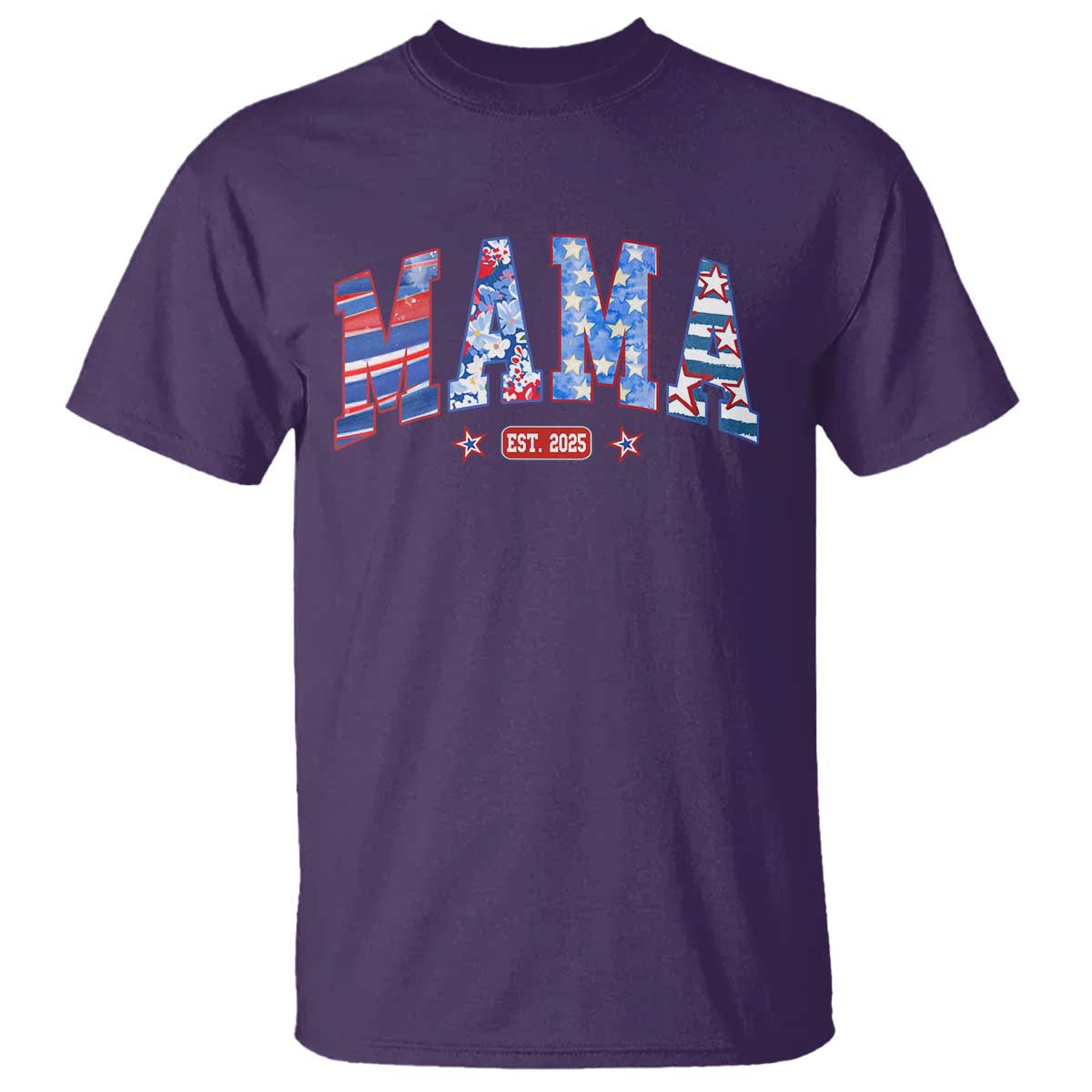 american-mama-est-2025-t-shirt-4th-of-july-pregnancy-reveal