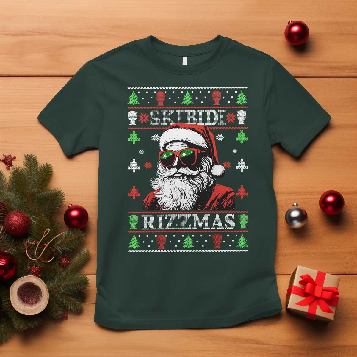 skibidi-rizzmas-christmas-t-shirt-rizz-santa-claus-funny-xmas-gen-alpha-ugly-christmas
