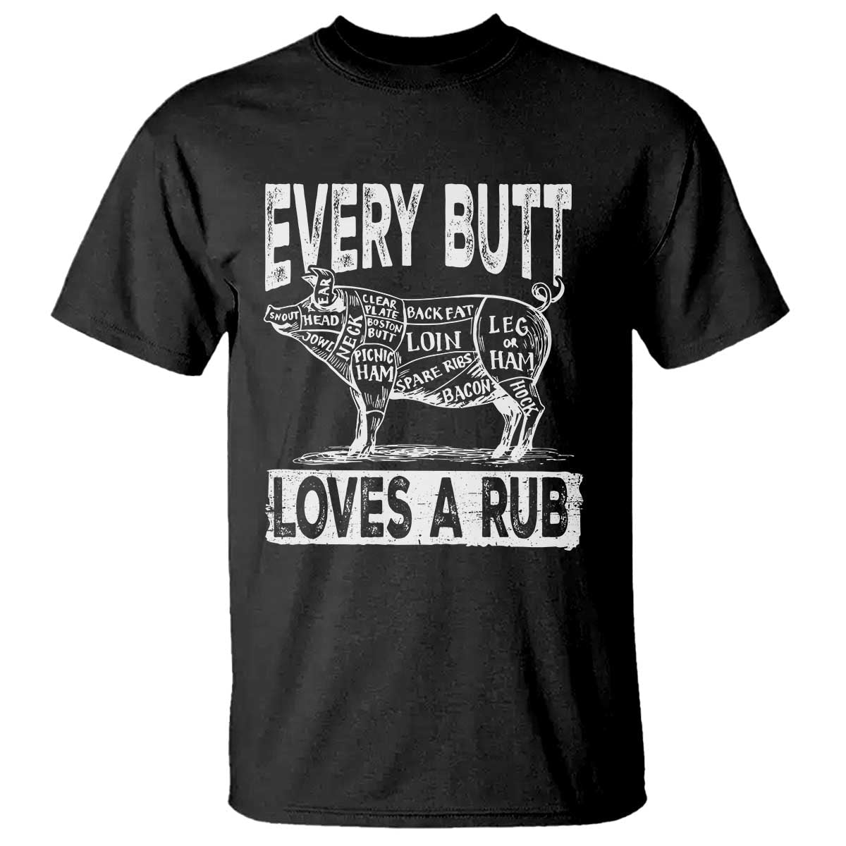 bbq-t-shirt-pork-butt-rub-dad-grill-gift