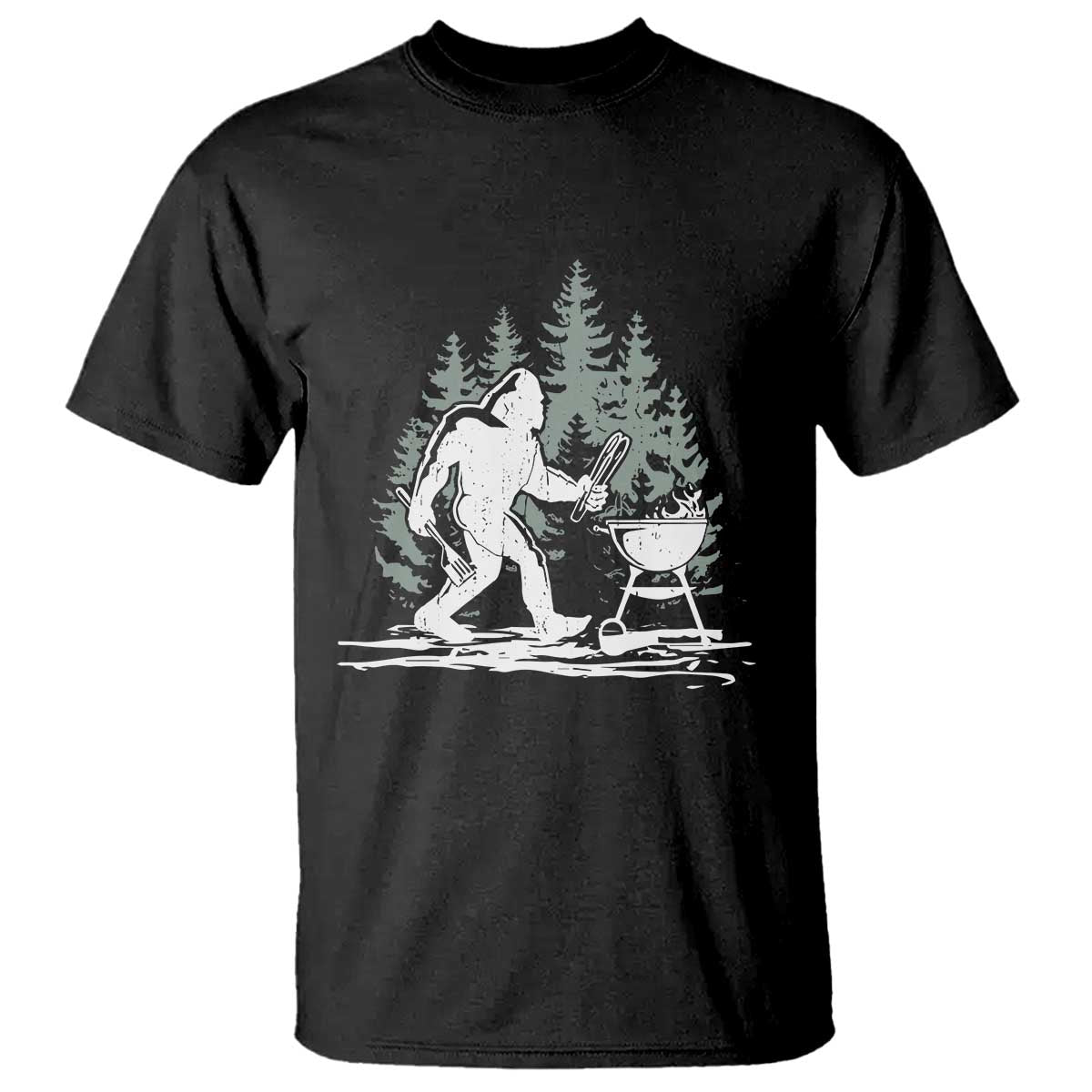 bigfoot-bbq-t-shirt-funny-sasquatch-barbecue-dad-grill-gift