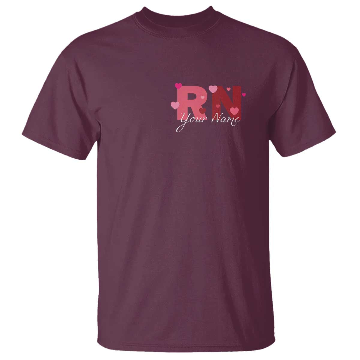 personalized-registered-nurse-t-shirt-custom-name-cute-nurse-gift-valentines-day-heart