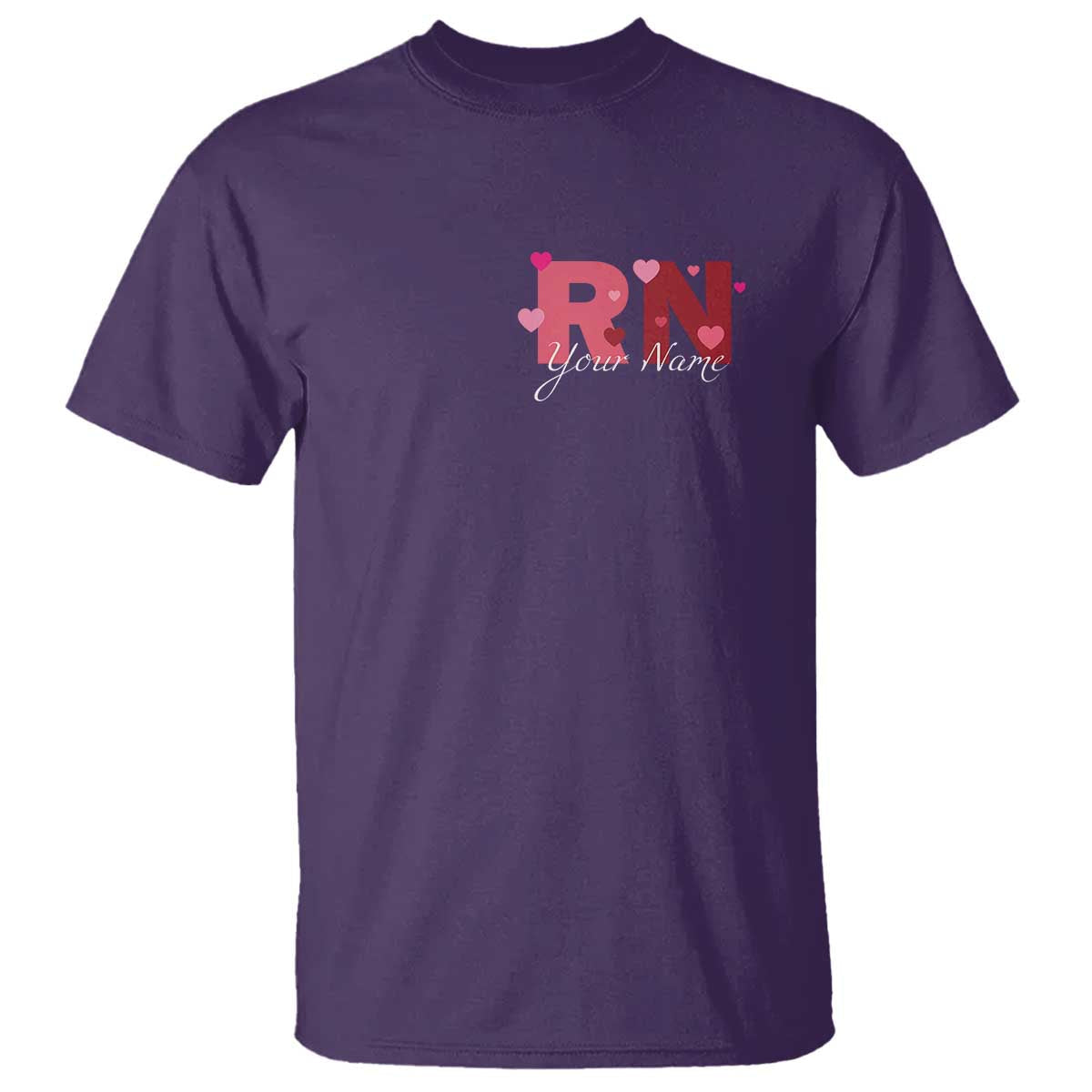 personalized-registered-nurse-t-shirt-custom-name-cute-nurse-gift-valentines-day-heart