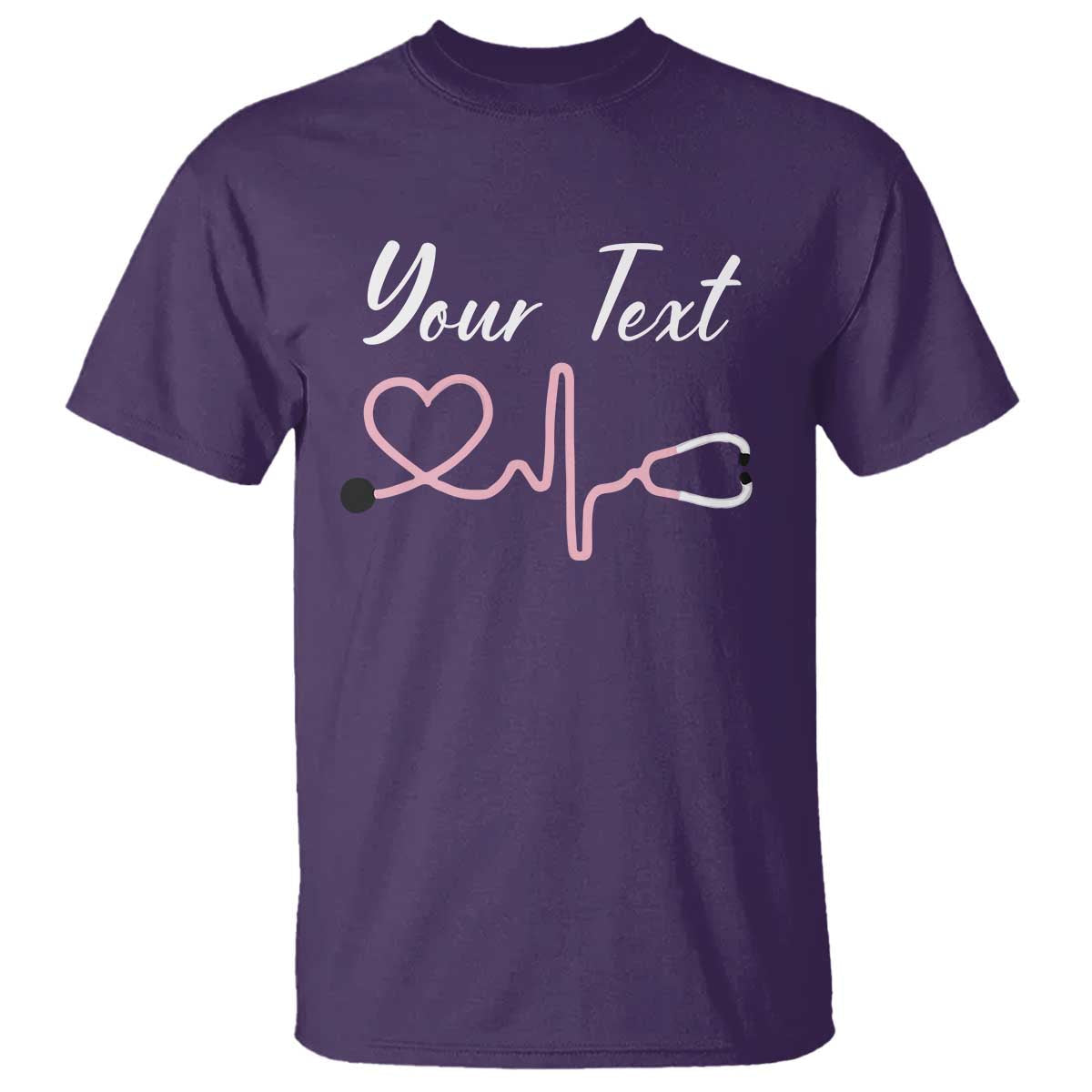 personalized-nurse-t-shirt-custom-name-nurse-gift-heartbeat-valentines-day-heart