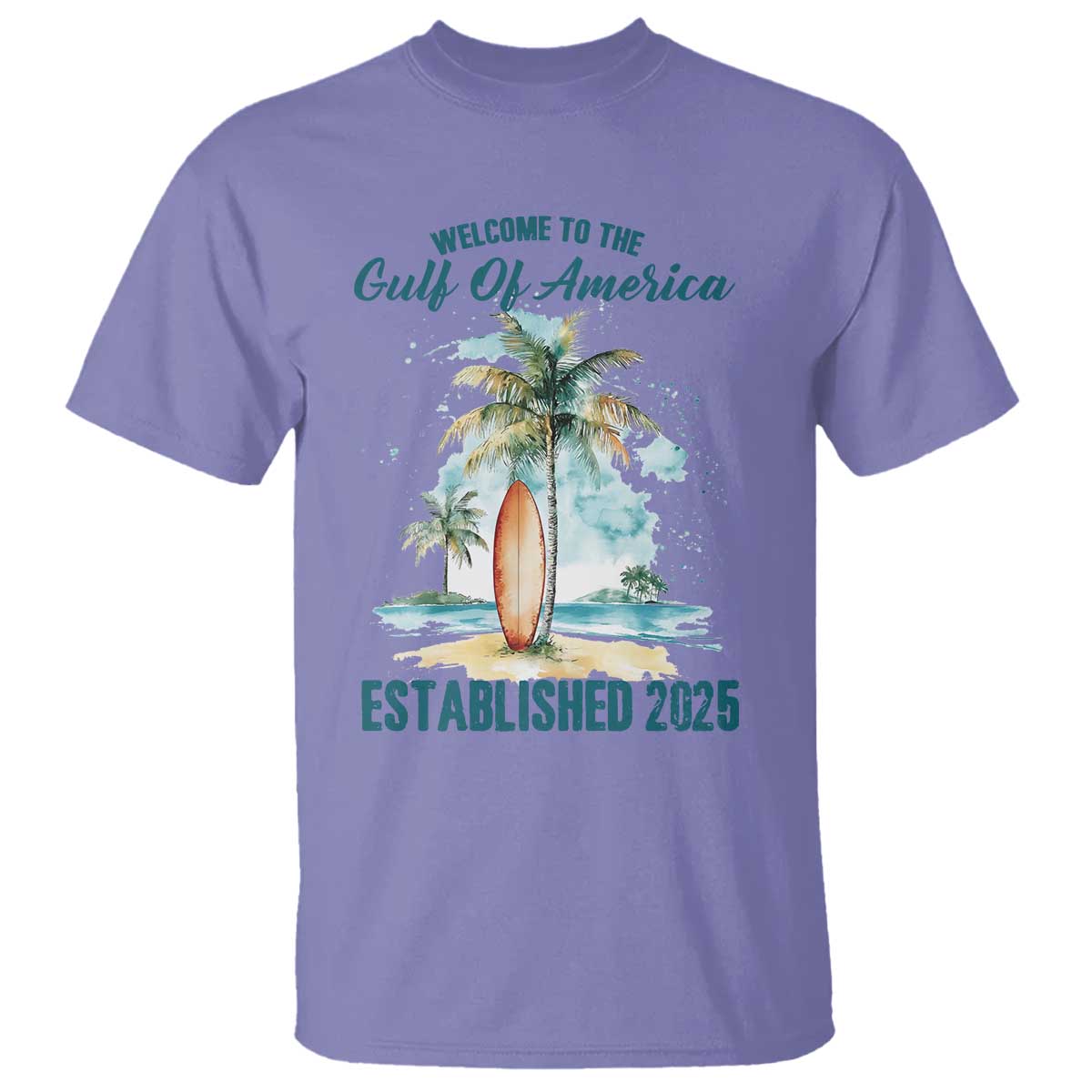 welcome-to-americas-gulf-t-shirt-established-2025-retro-vintage-beach