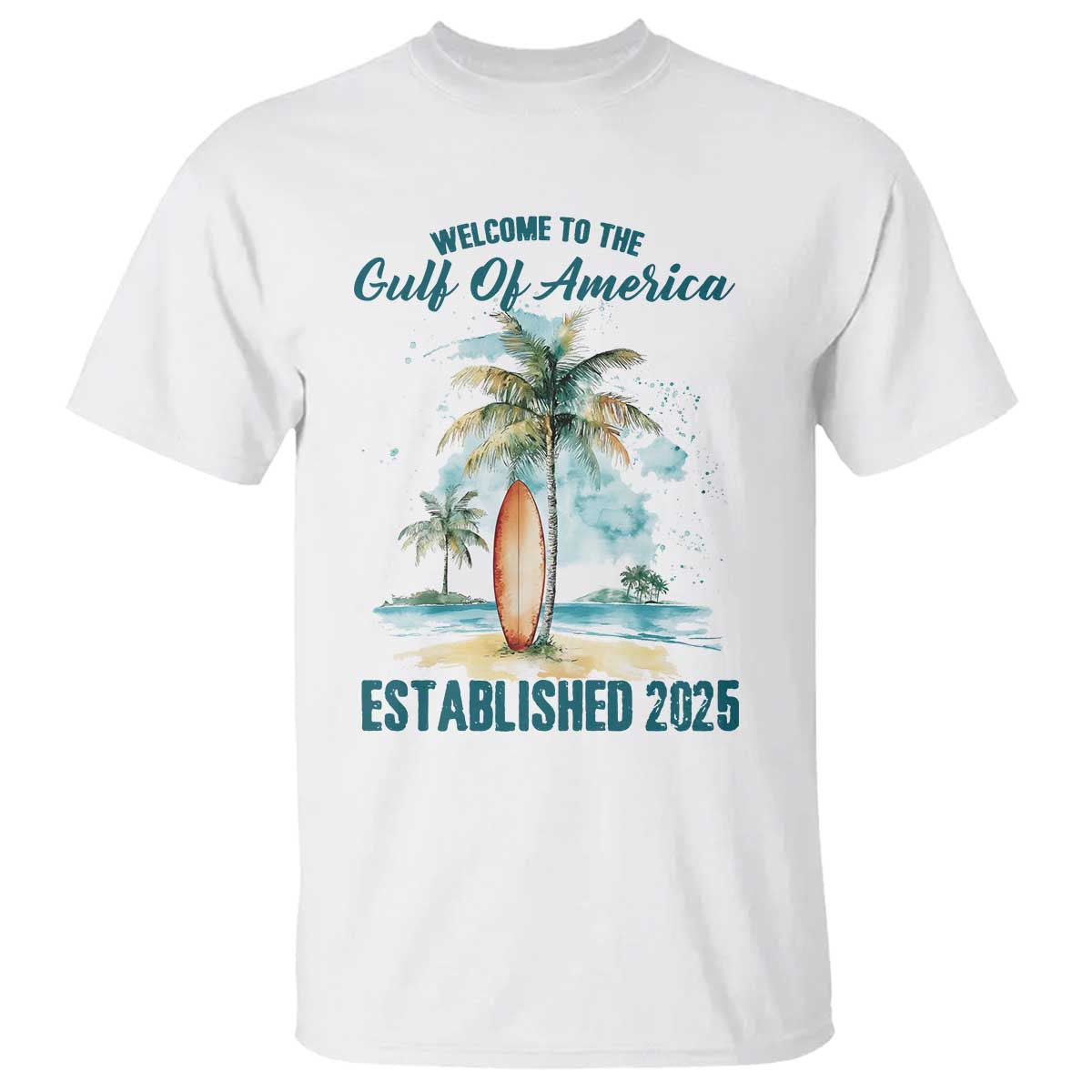 welcome-to-americas-gulf-t-shirt-established-2025-retro-vintage-beach