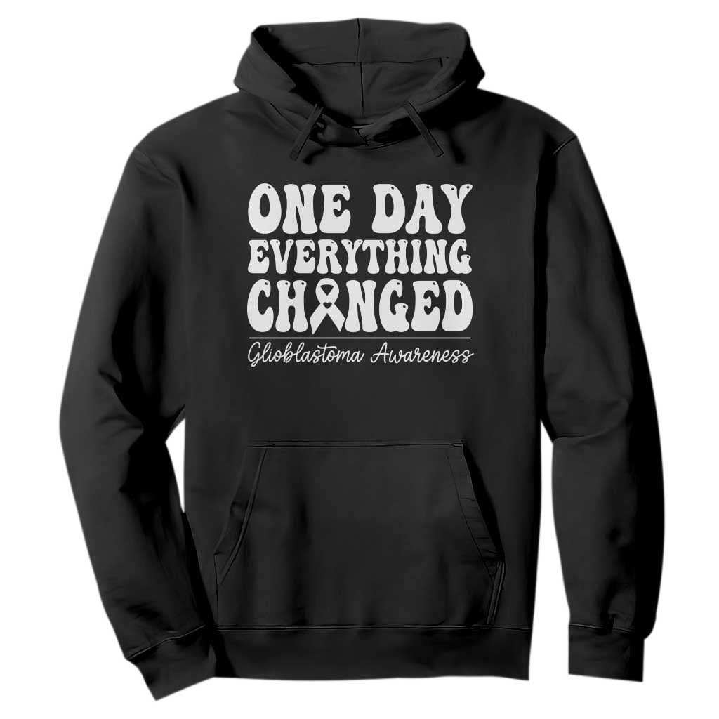 Glioblastoma Support Hoodie Fight Brain Tumor Cure Groovy