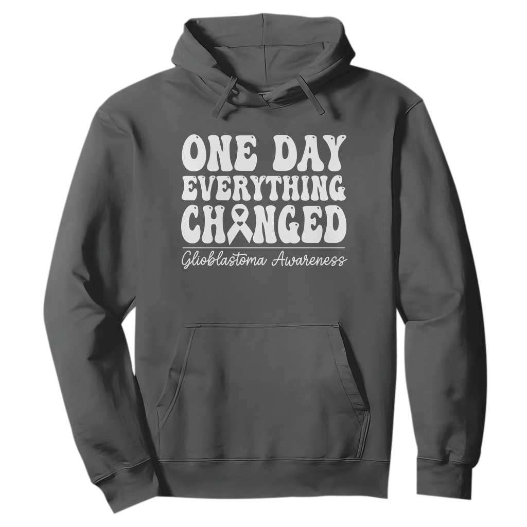 Glioblastoma Support Hoodie Fight Brain Tumor Cure Groovy