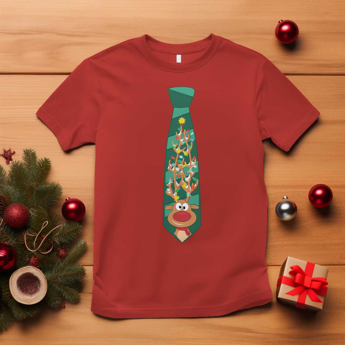 funny-christmas-t-shirt-tie-with-reindeer-for-family-matching-ugly-gift