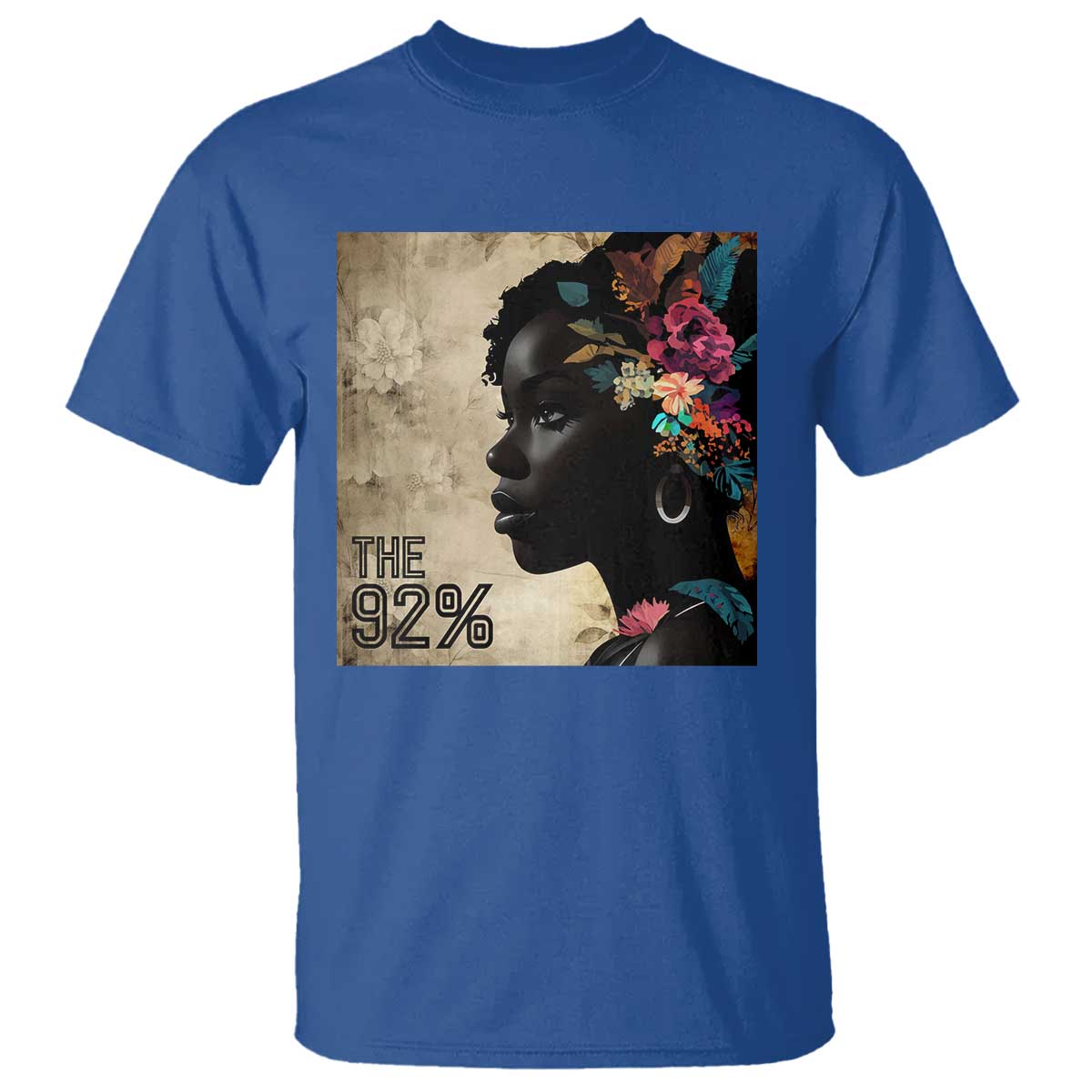 the-92-black-women-power-t-shirt-92-percent-floral-melanin-girls