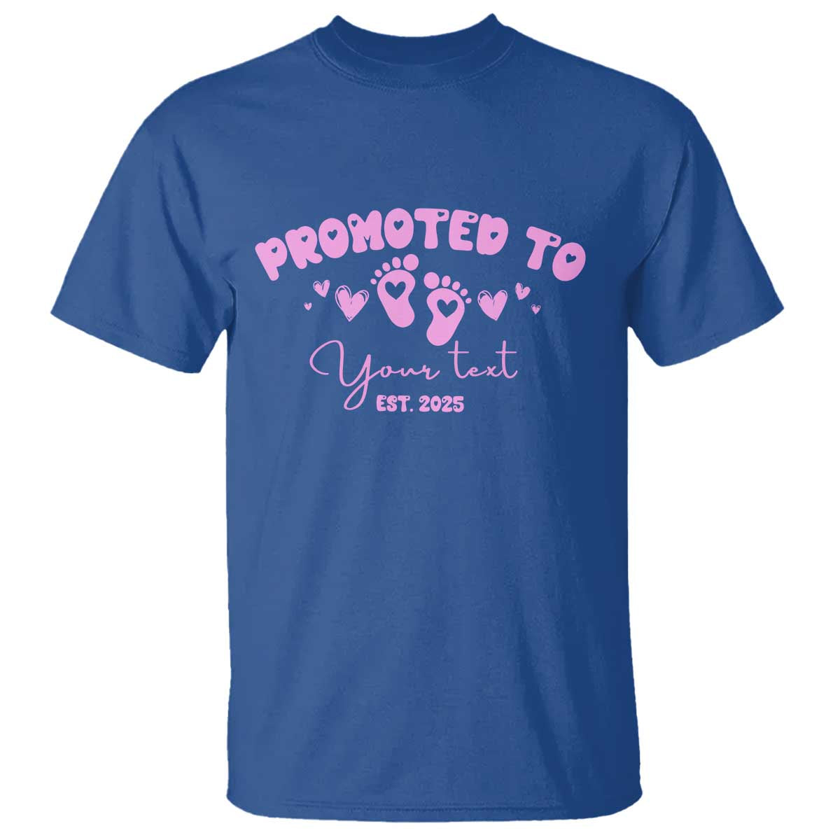 personalized-gender-reveal-t-shirt-custom-text-baby-girl-reveal-pink-family-matching