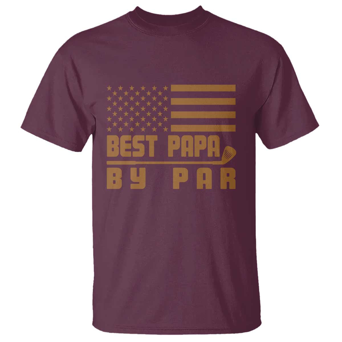 golf-dad-t-shirt-best-papa-by-par-american-flag-golfer-fathers-day-gifts
