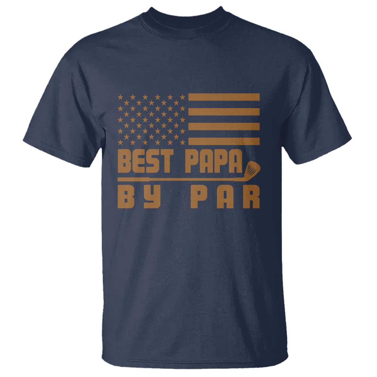 golf-dad-t-shirt-best-papa-by-par-american-flag-golfer-fathers-day-gifts