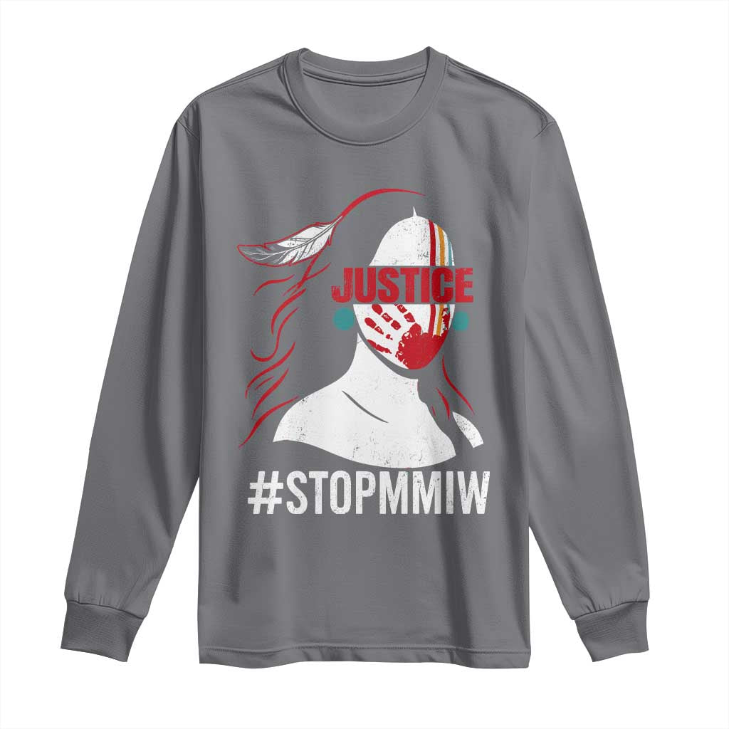 MMIW Movement Long Sleeve Shirt Justice For Indigenous Woman Stop Stolen Sisters
