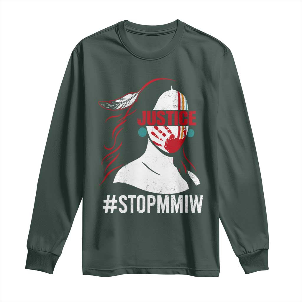 MMIW Movement Long Sleeve Shirt Justice For Indigenous Woman Stop Stolen Sisters