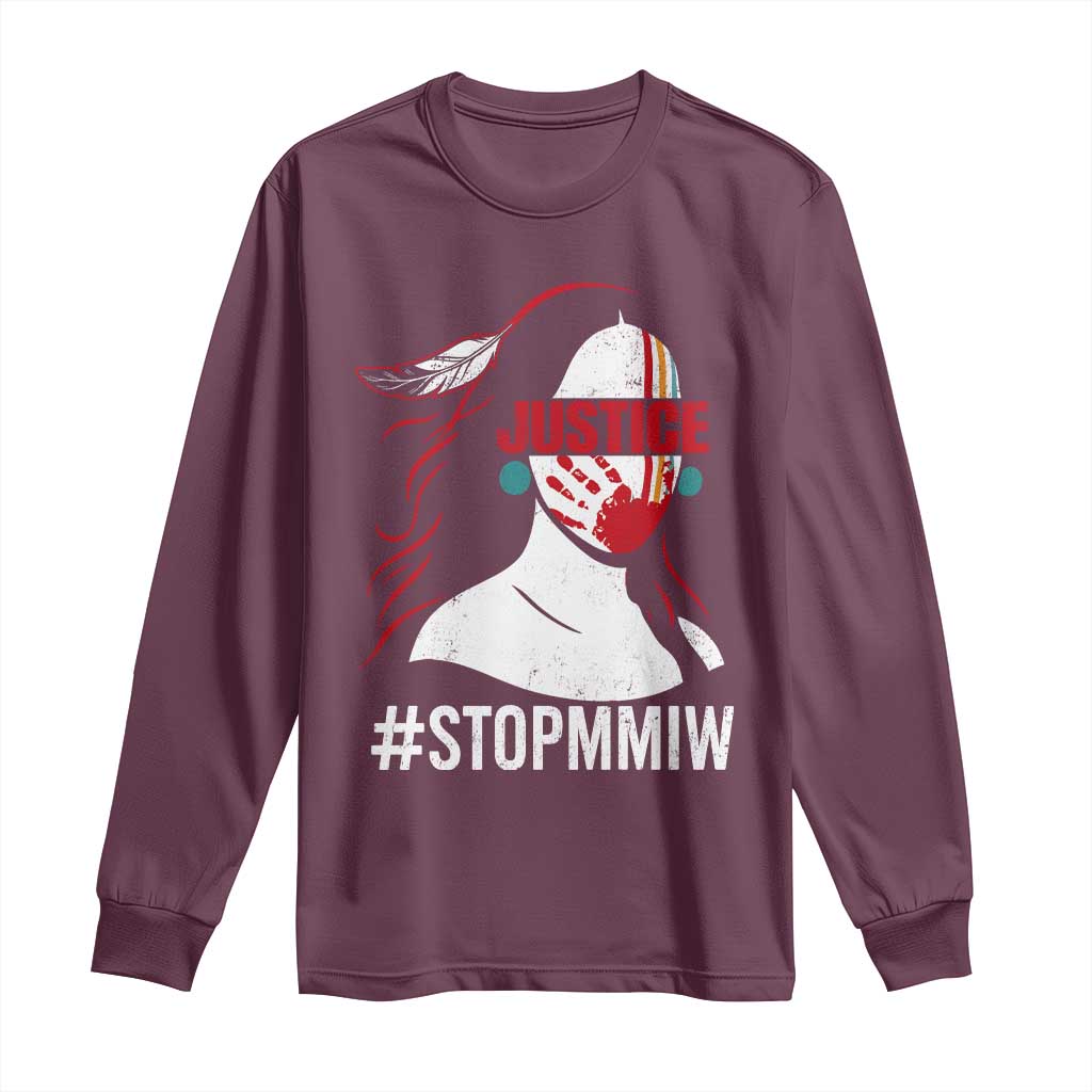 MMIW Movement Long Sleeve Shirt Justice For Indigenous Woman Stop Stolen Sisters