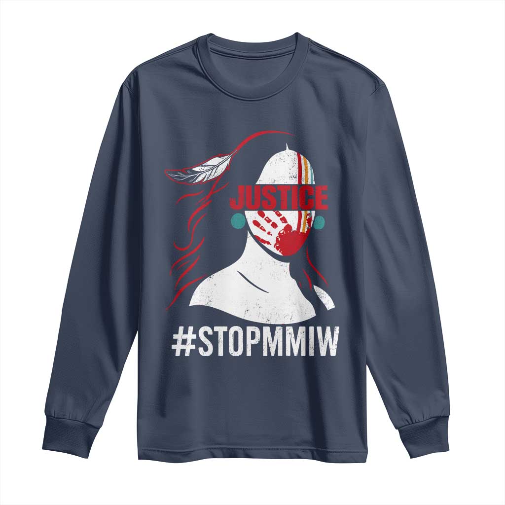 MMIW Movement Long Sleeve Shirt Justice For Indigenous Woman Stop Stolen Sisters