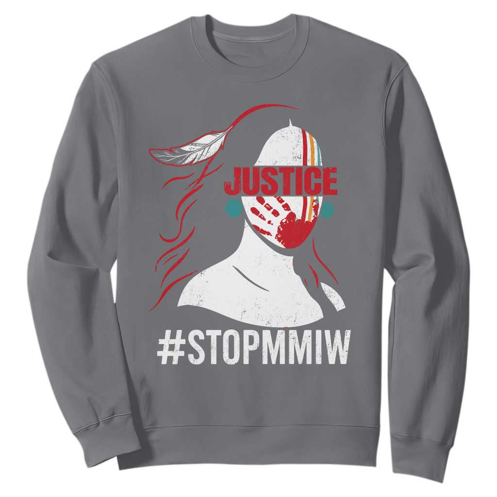MMIW Movement Sweatshirt Justice For Indigenous Woman Stop Stolen Sisters