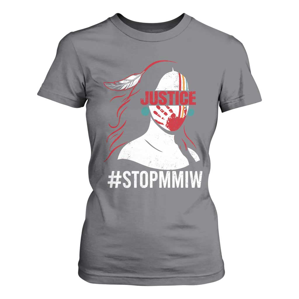 MMIW Movement T Shirt For Women Justice For Indigenous Woman Stop Stolen Sisters