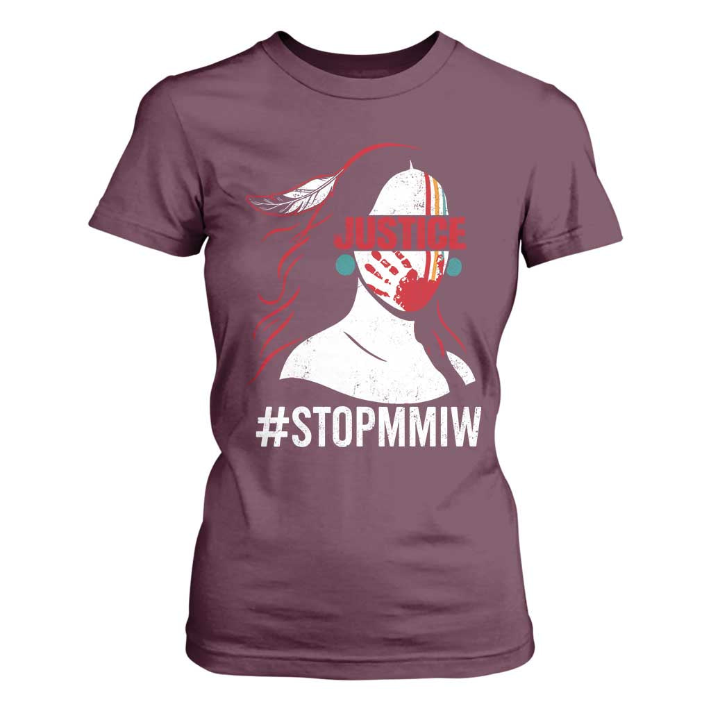 MMIW Movement T Shirt For Women Justice For Indigenous Woman Stop Stolen Sisters