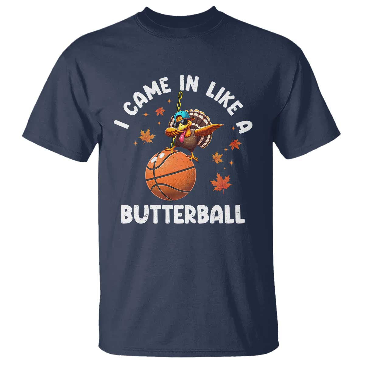 thanksgiving-turkey-basketball-player-t-shirt-i-came-in-like-a-butterball