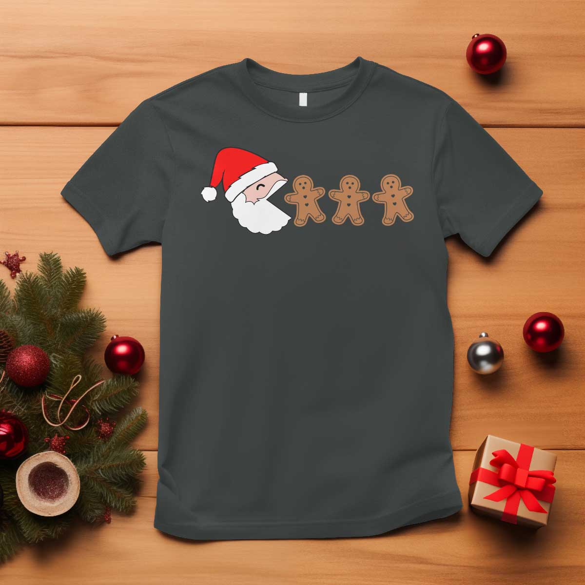funny-christmas-t-shirt-santa-eating-gingerbread-men-gamer-men-women-kids