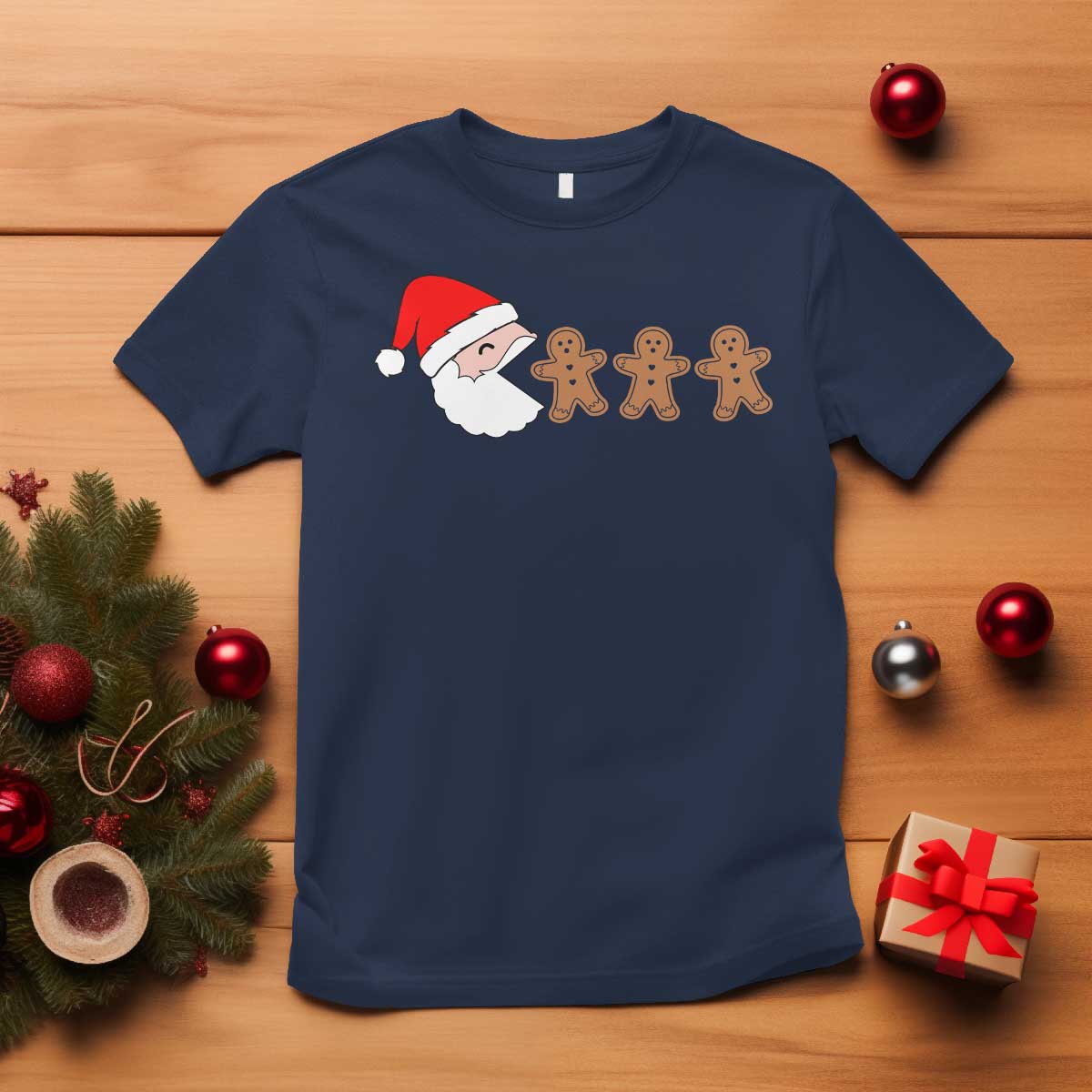 funny-christmas-t-shirt-santa-eating-gingerbread-men-gamer-men-women-kids