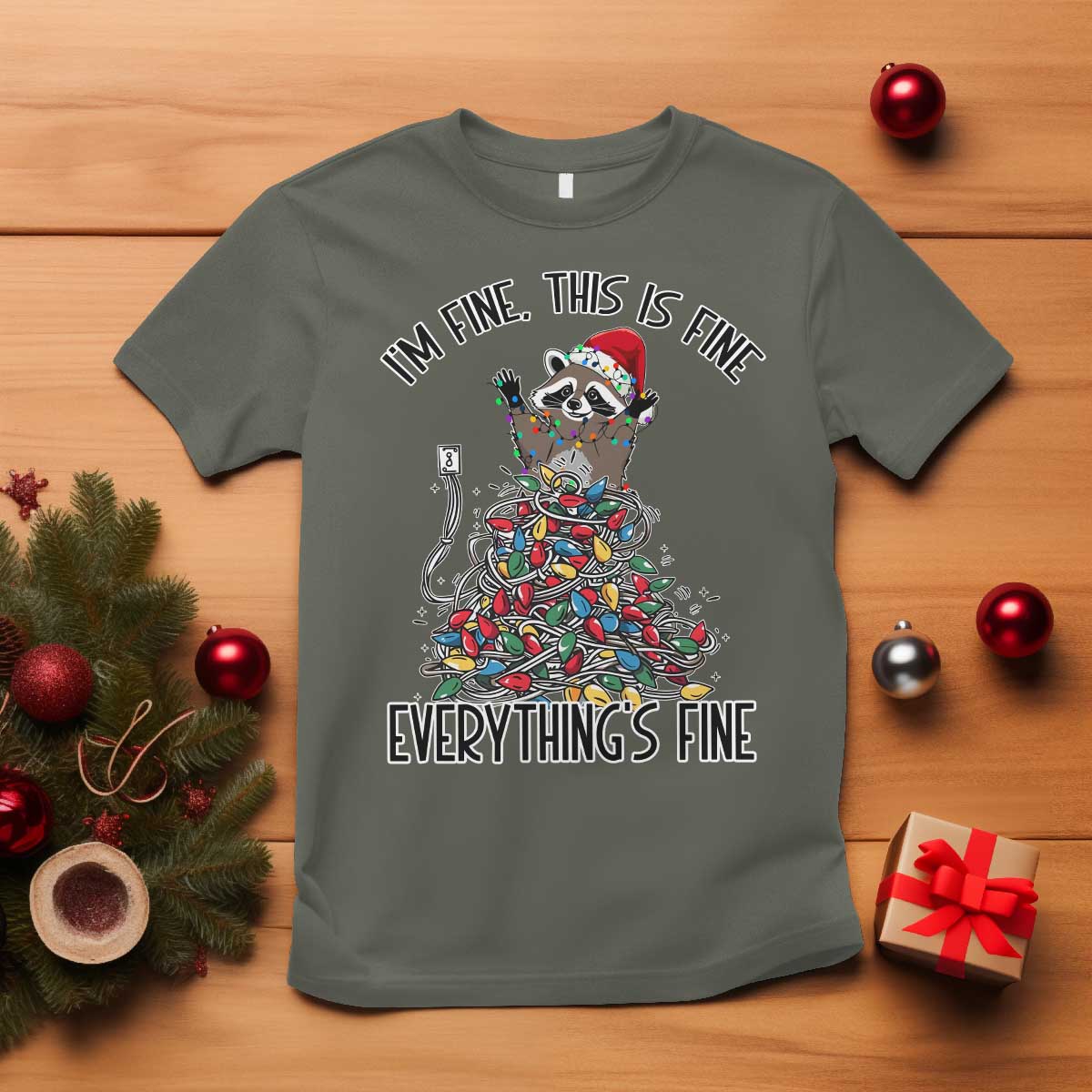 christmas-racoon-t-shirt-im-fine-everything-is-fine-xmas-lights