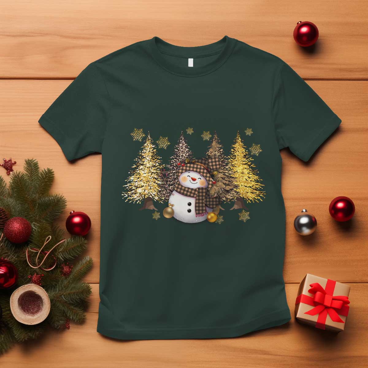 christmas-snowman-t-shirt-cute-winter-leopard-xmas-tree-farm