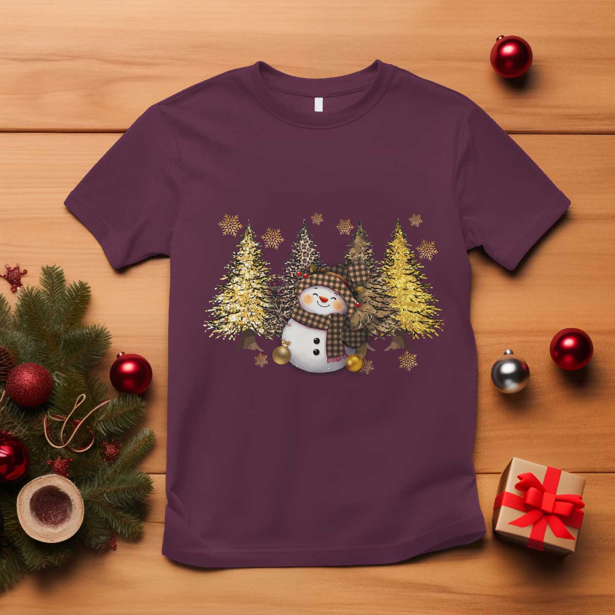 christmas-snowman-t-shirt-cute-winter-leopard-xmas-tree-farm