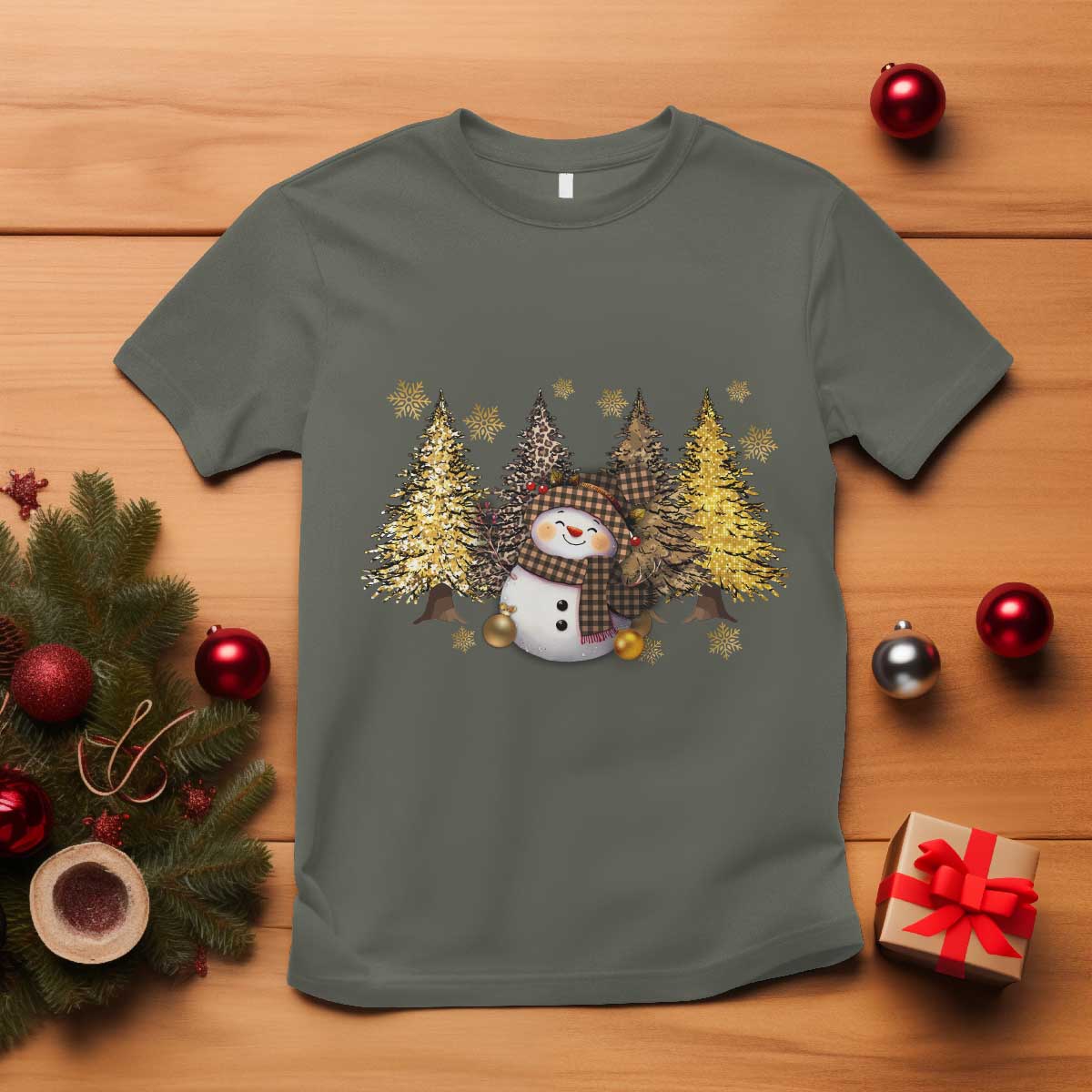 christmas-snowman-t-shirt-cute-winter-leopard-xmas-tree-farm