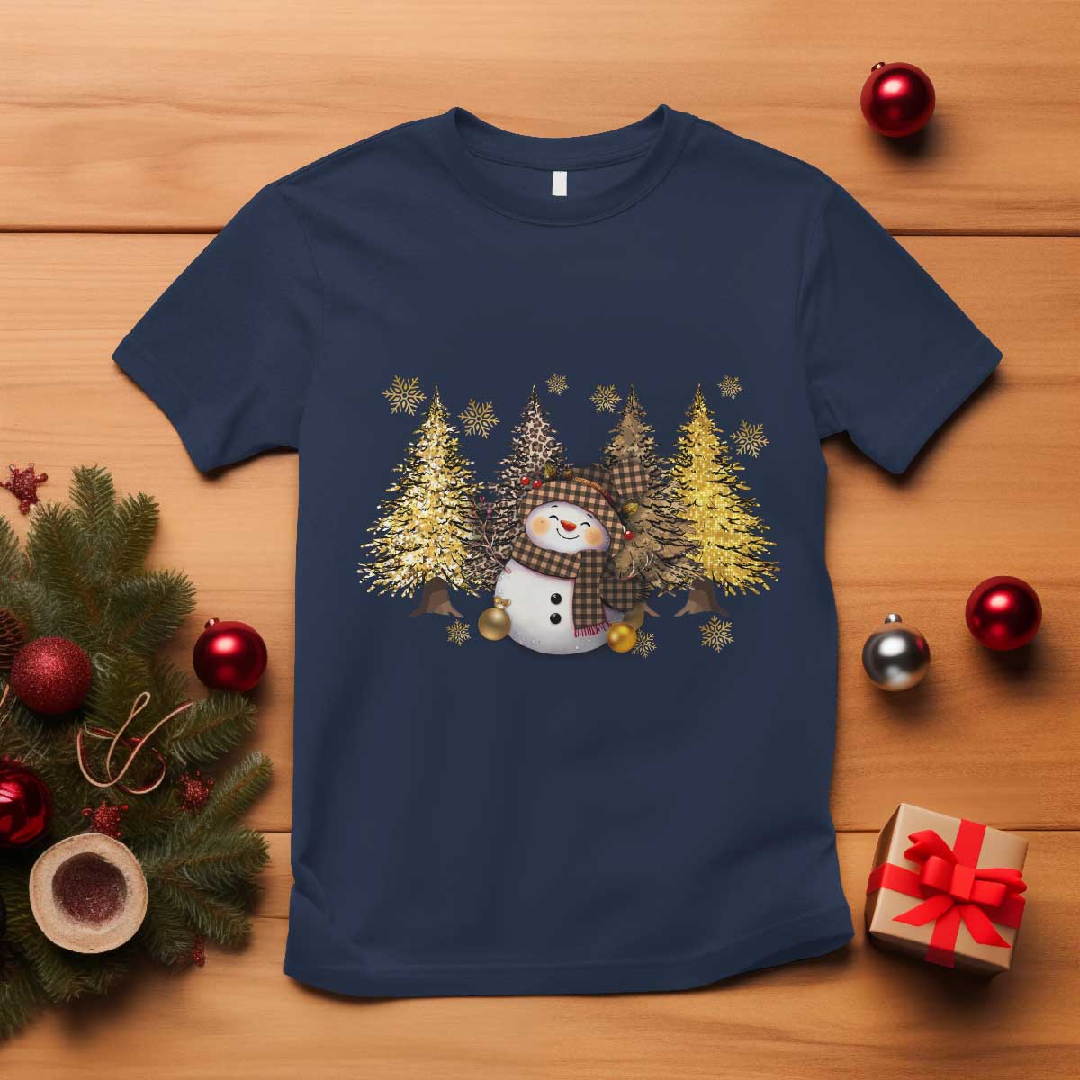 christmas-snowman-t-shirt-cute-winter-leopard-xmas-tree-farm