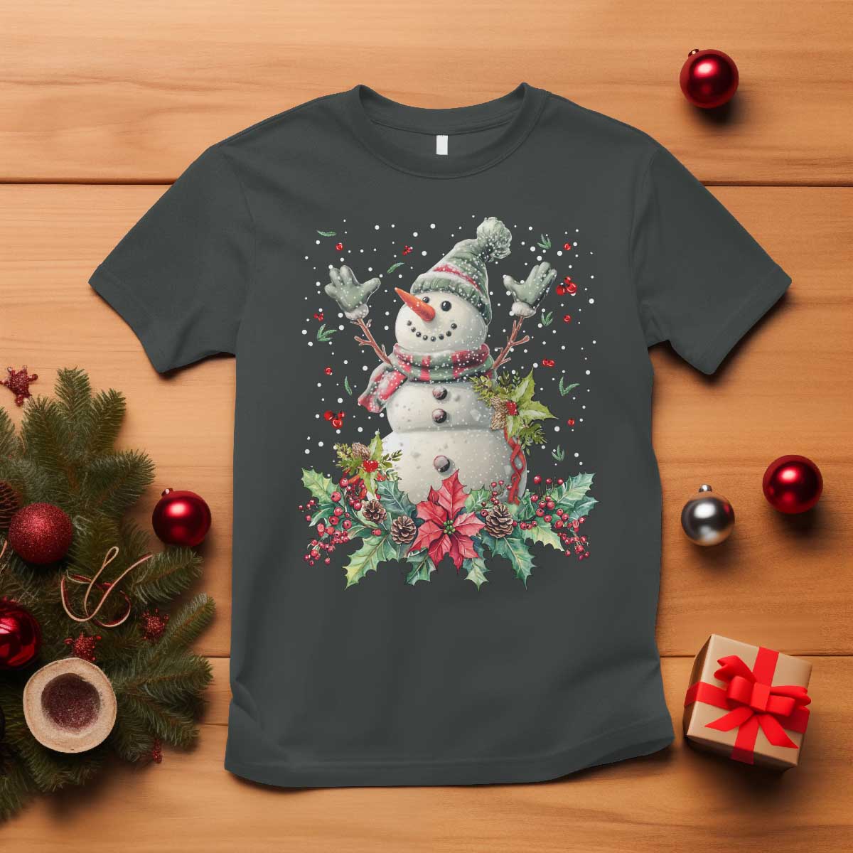 christmas-snowman-t-shirt-retro-winter-holiday-gift-for-her