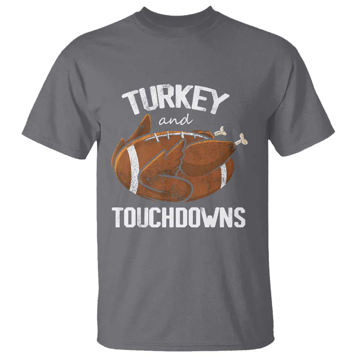 funny-thanksgiving-t-shirt-turkey-and-touchdowns-football-season