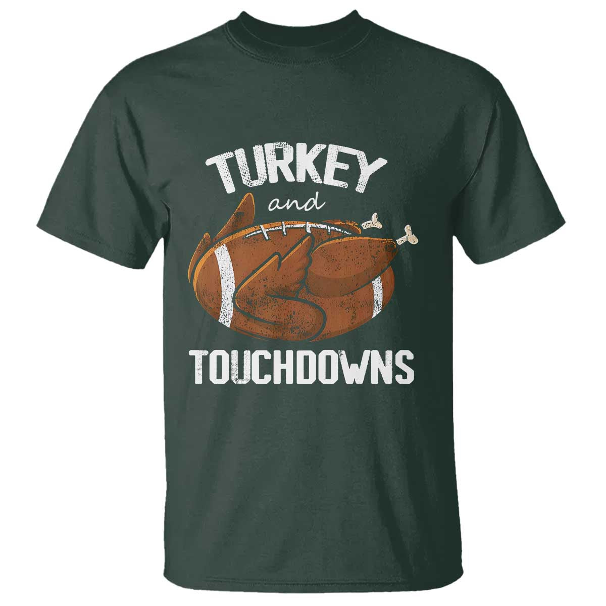 funny-thanksgiving-t-shirt-turkey-and-touchdowns-football-season