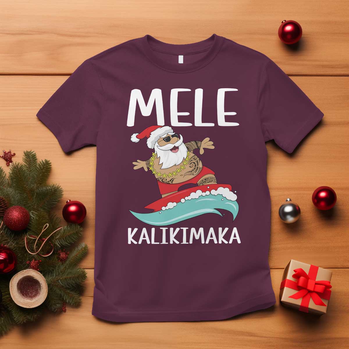 hawaiian-christmas-t-shirt-mele-kalikimaka-hawaii-surfing-santa-tropical-beach