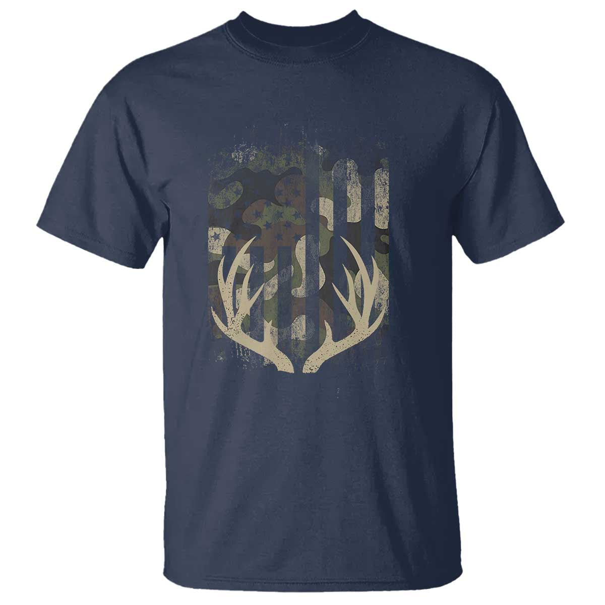 deer-hunting-american-flag-t-shirt