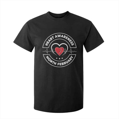 CHD Heart Disease Support T Shirt For Kid American Heart Health Month February