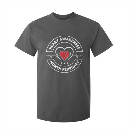 CHD Heart Disease Support T Shirt For Kid American Heart Health Month February