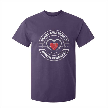 CHD Heart Disease Support T Shirt For Kid American Heart Health Month February
