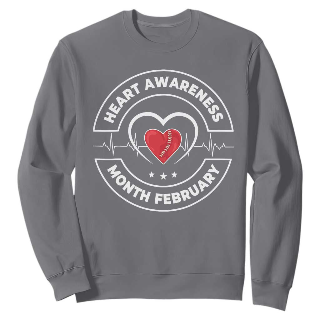 CHD Heart Disease Support Sweatshirt American Heart Health Month February