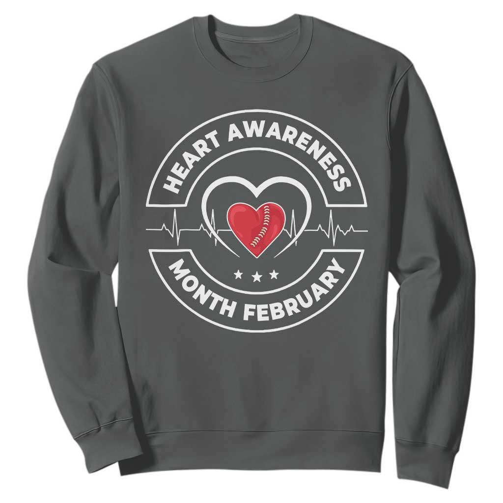CHD Heart Disease Support Sweatshirt American Heart Health Month February