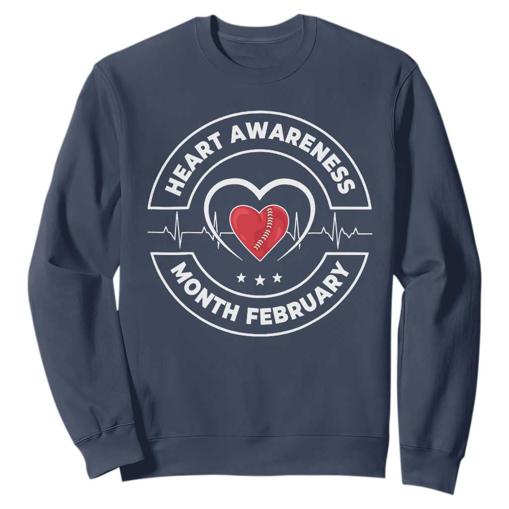 CHD Heart Disease Support Sweatshirt American Heart Health Month February