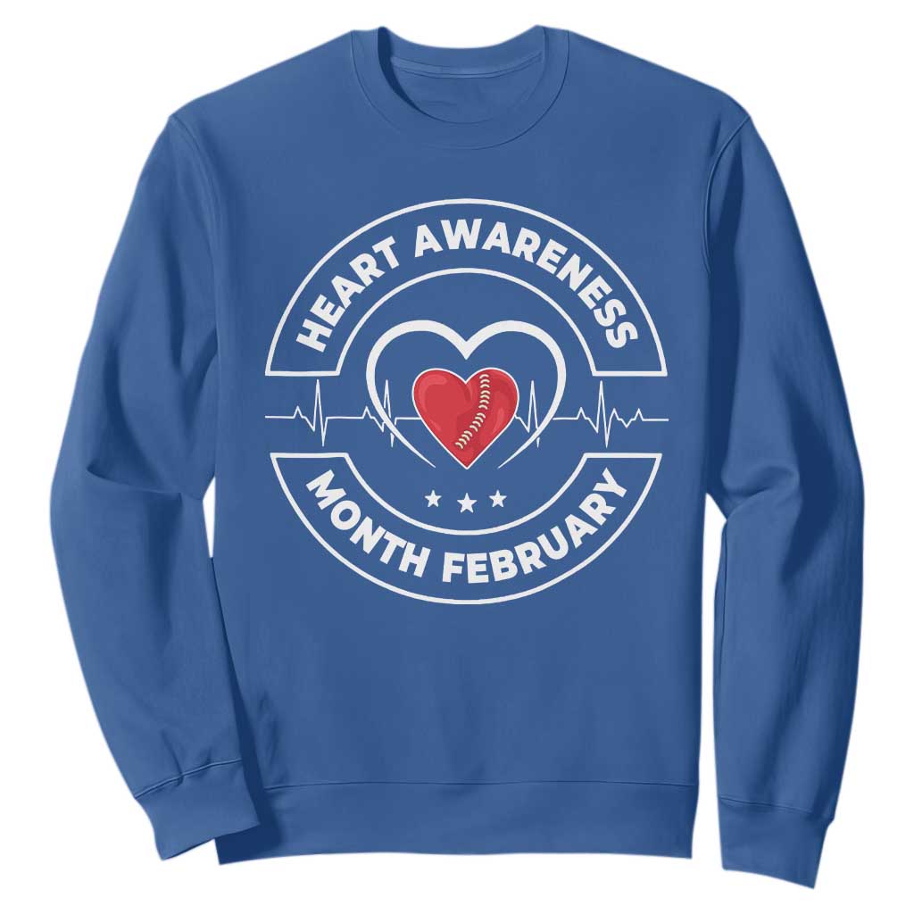CHD Heart Disease Support Sweatshirt American Heart Health Month February