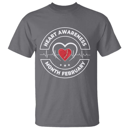 CHD Heart Disease Support T Shirt American Heart Health Month February